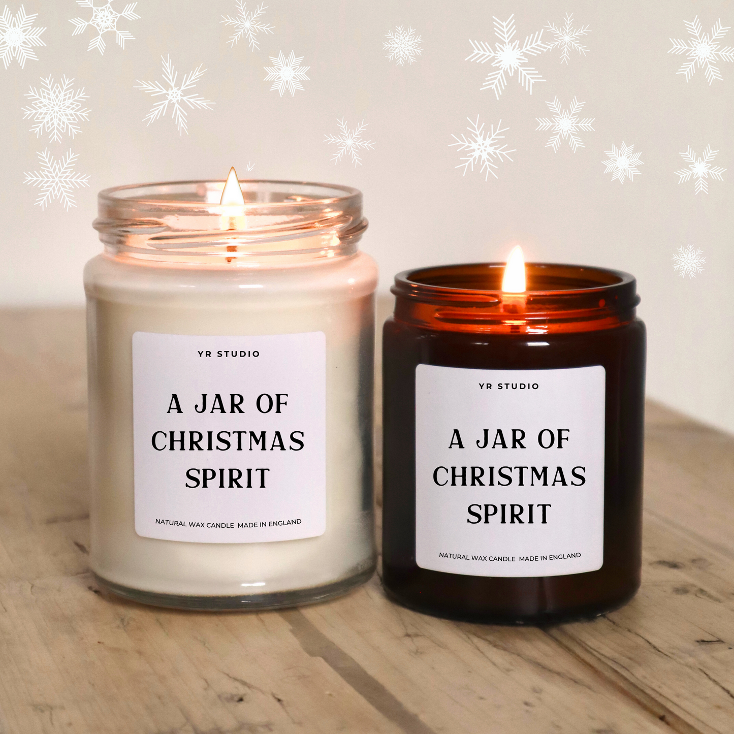 Christmas Candle - Perfect Gift for Friends, Family, Colleagues