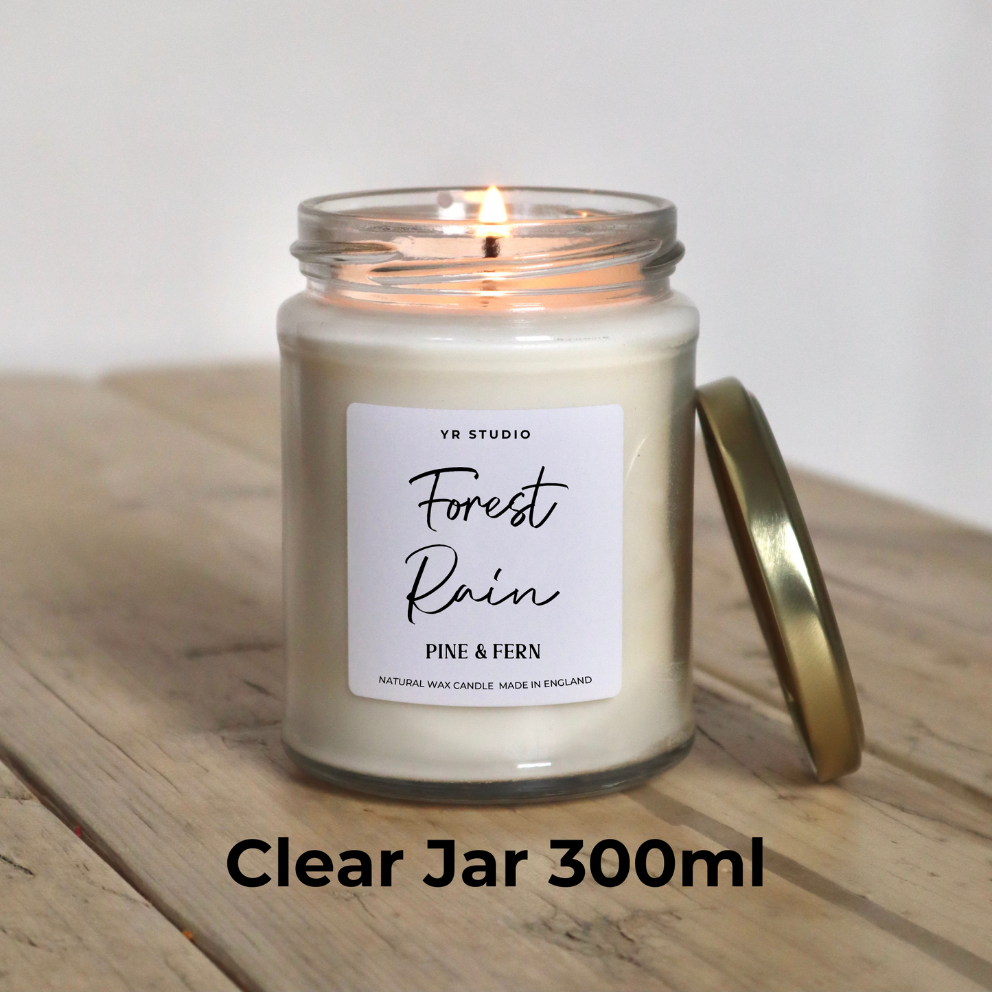 Forest Rain Candle - Embrace the Serenity of English Woodlands 