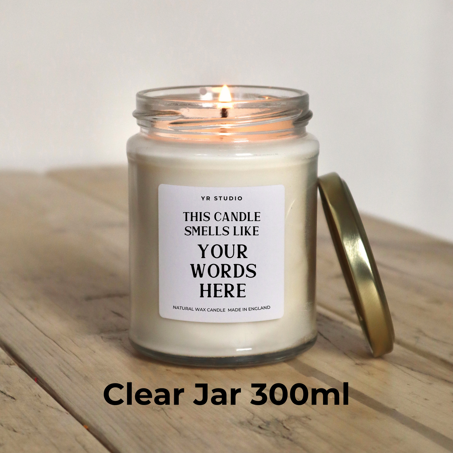 Personalised "Smells like Custom Words" Candle Gift | Funny Birthday Gift