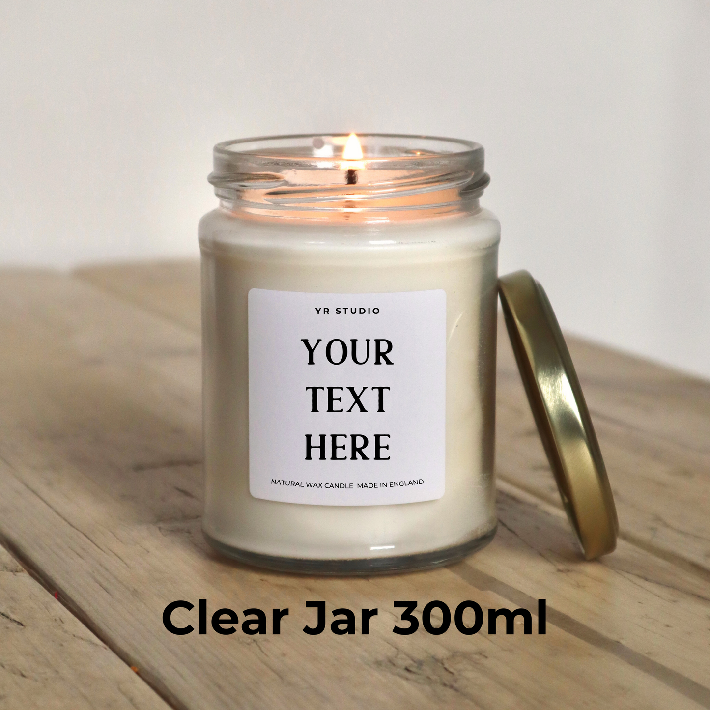 Personalised Christmas Gift Candle | Custom Merry Christmas Wishes