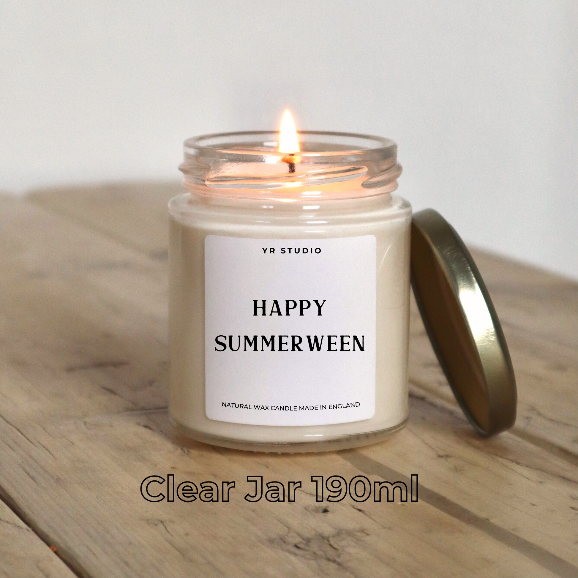 Summerween Pumpkin Spice Candle | Autumn Decor for Halfway to Halloween