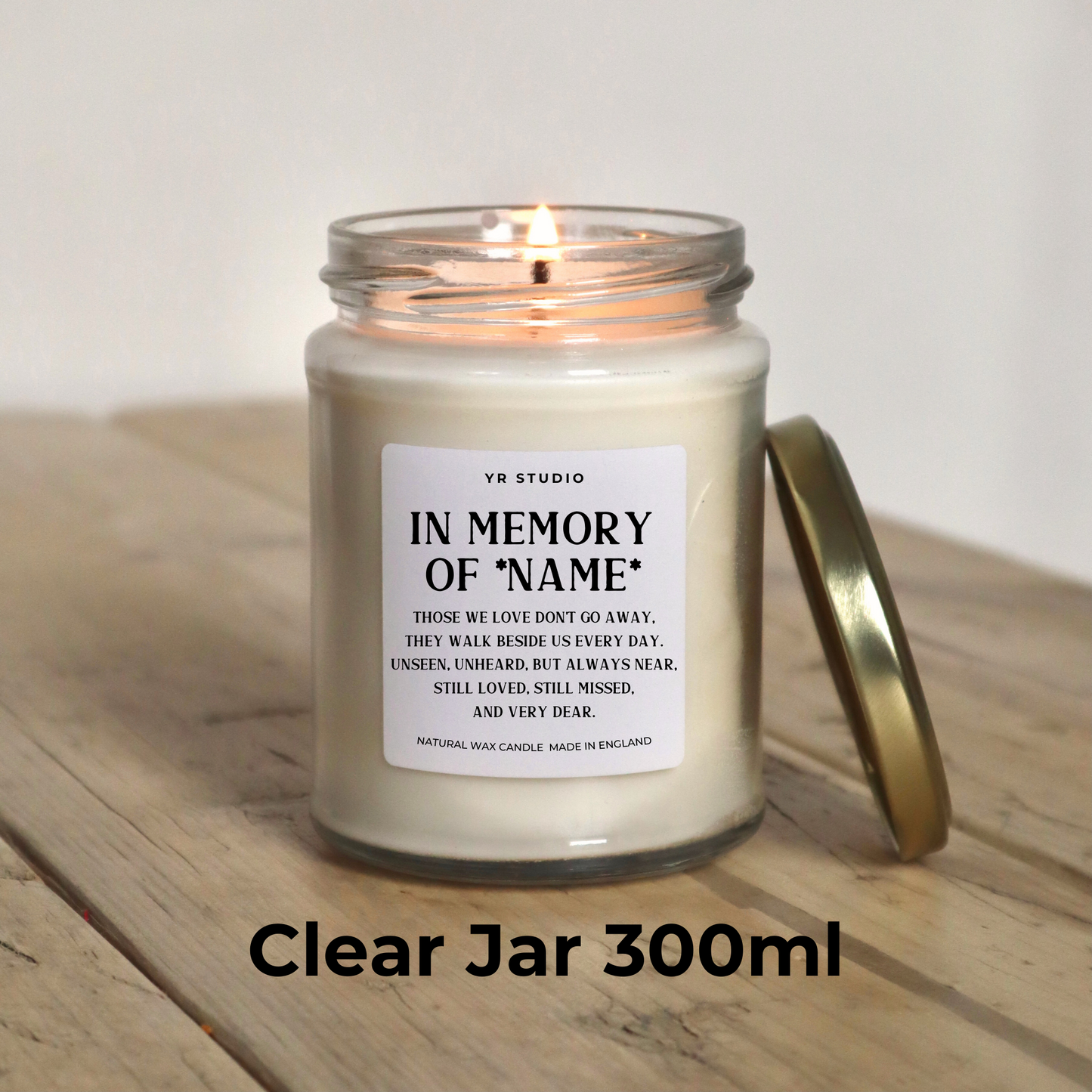 Personalised Memorial Candle: Honouring Loved Ones with Custom Candle