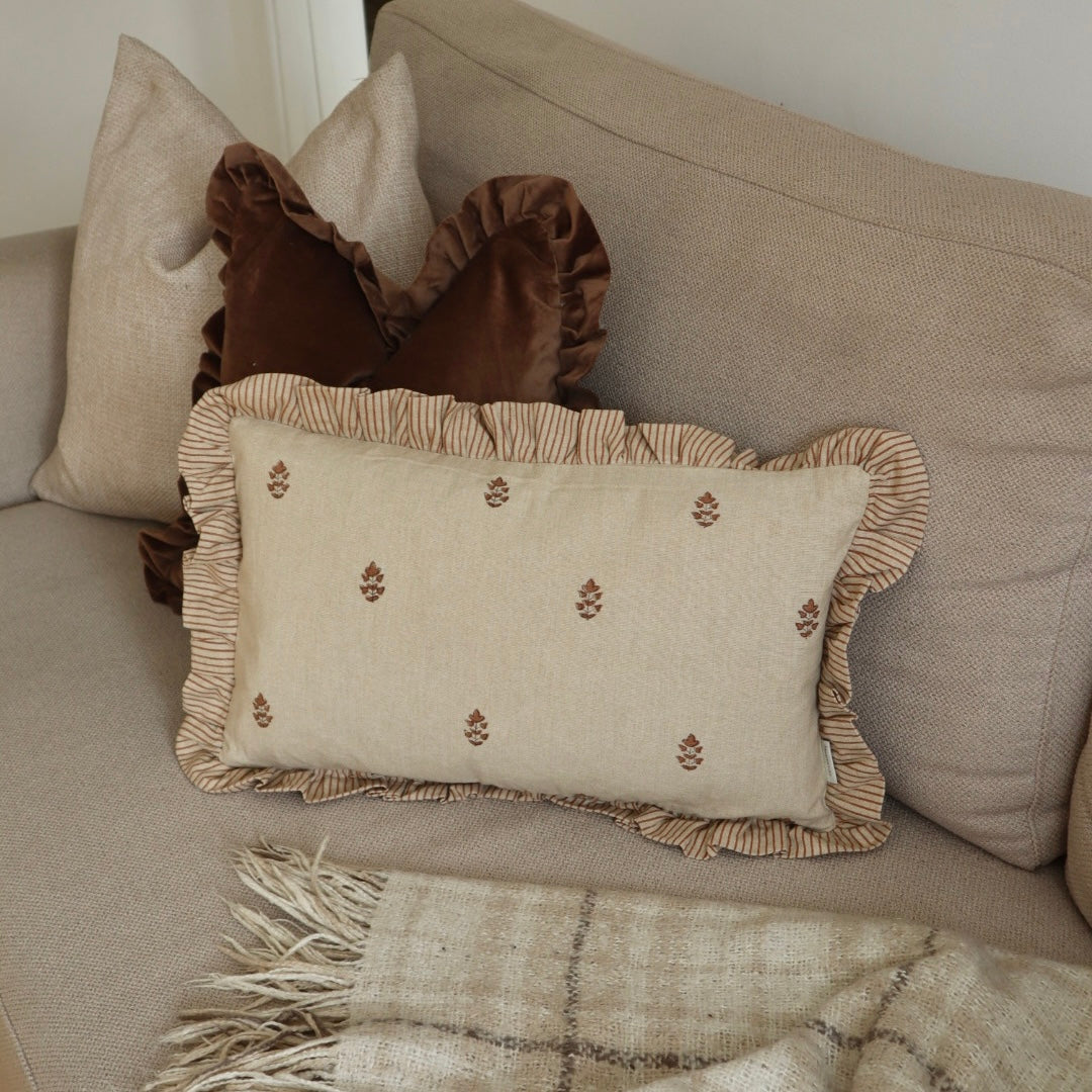 Classic County Block-Printed Cushion