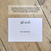 Load image into Gallery viewer, Personalised candle gift with custom text