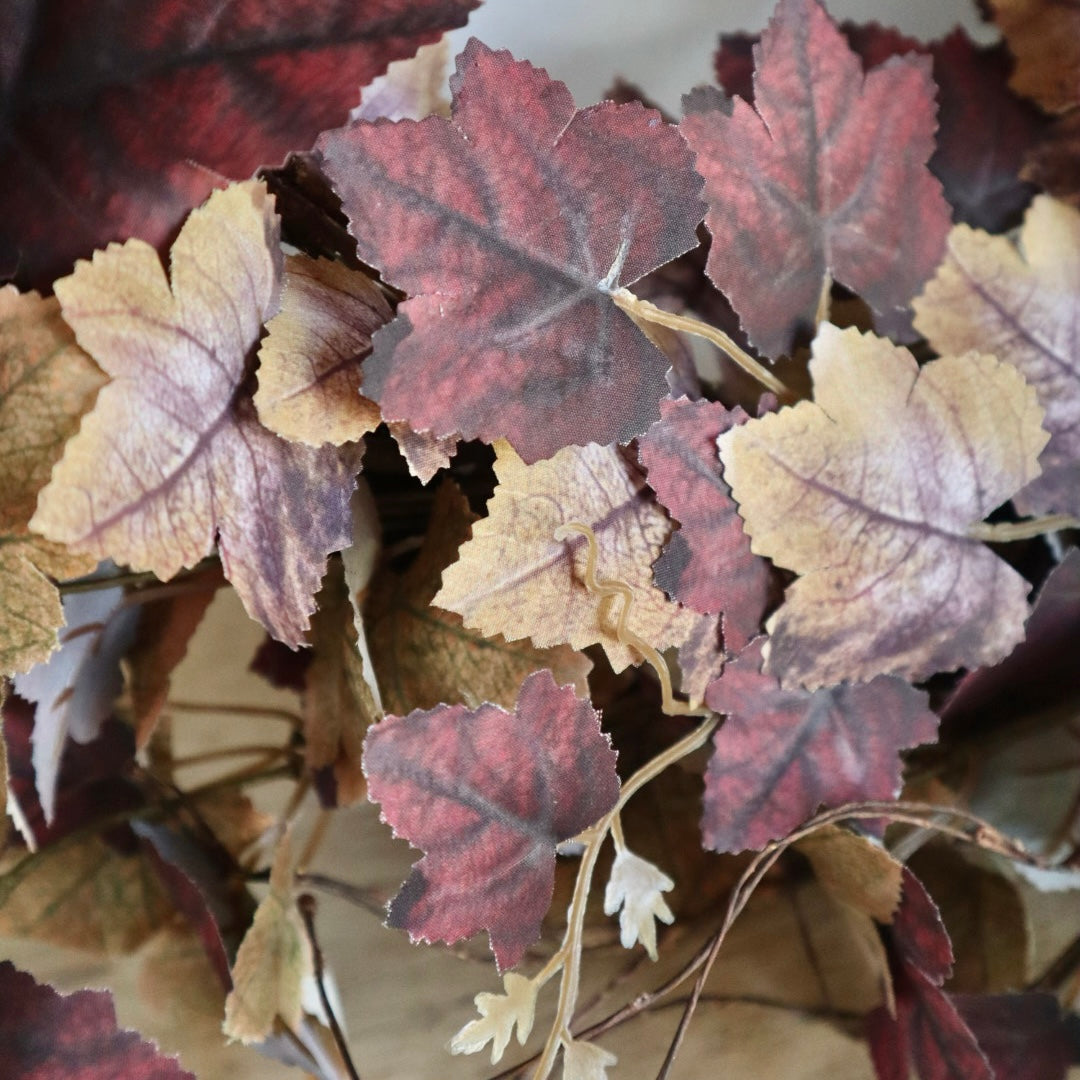 Muted Rustic Leaf Wreath