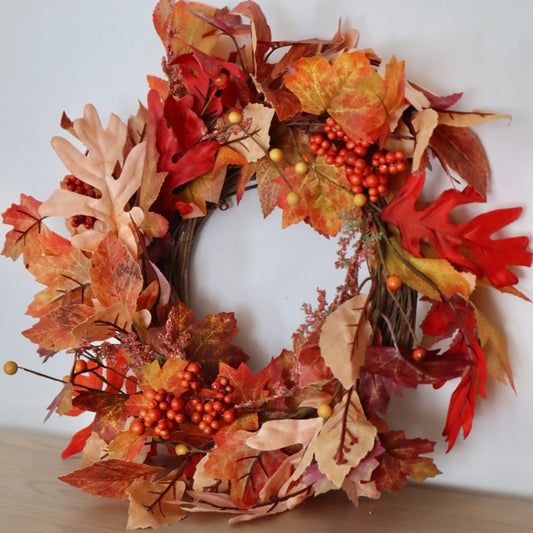 Vibrant Autumn Wreath 50cm