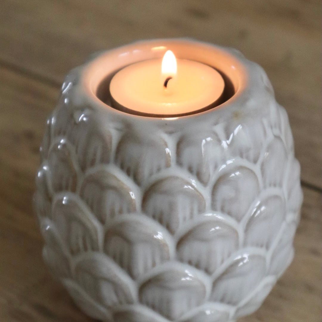 Pinecone Tea Light Holder