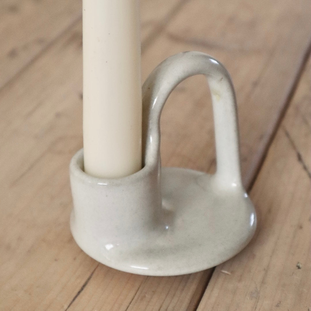 Rustic Neutral Candle Holder