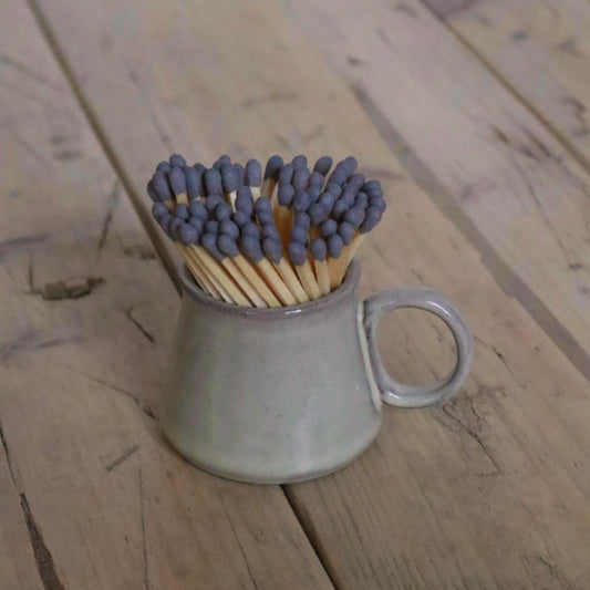 Rustic Espresso Cup Match Striker - Perfect for Lighting Candles with Style