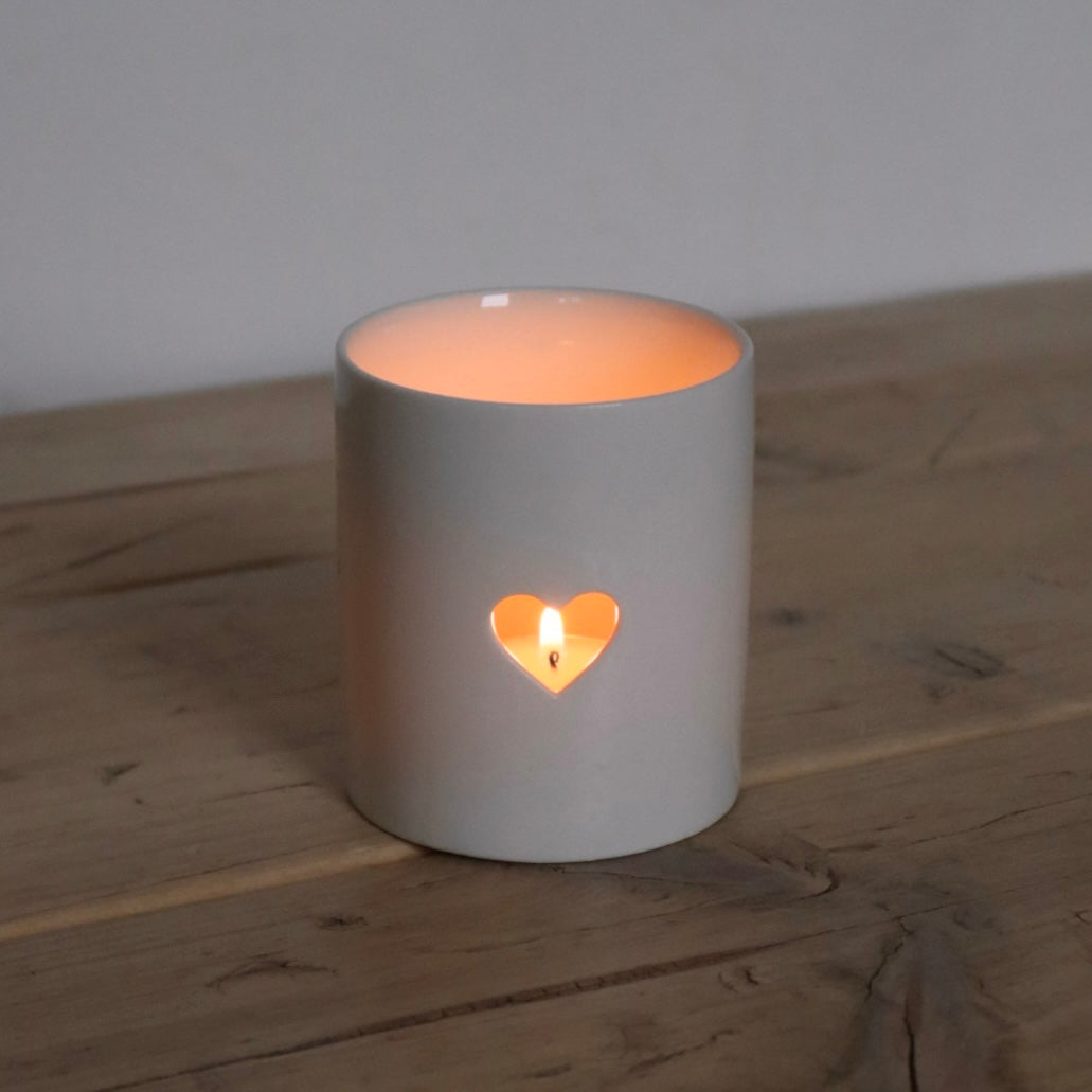 Cosy Heart Ceramic Tea Light Holder – Cosy Country Home Decor