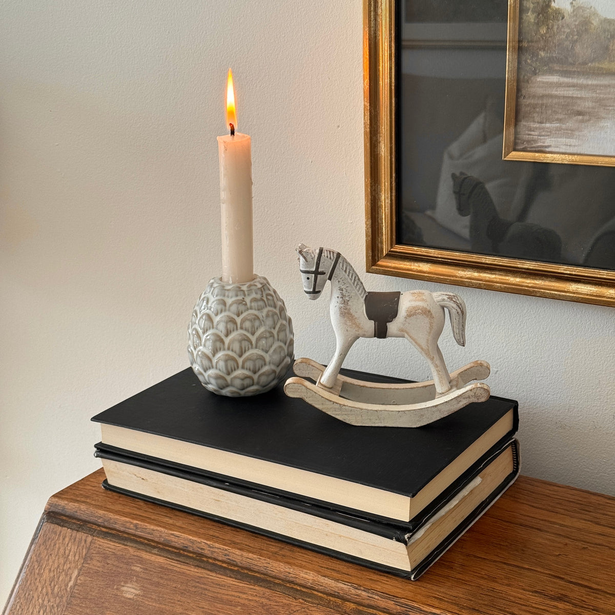 Pinecone Candle Holder