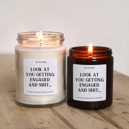 New Parents Gift Candle - Funny Baby Shower Gift for New Mum and Dad