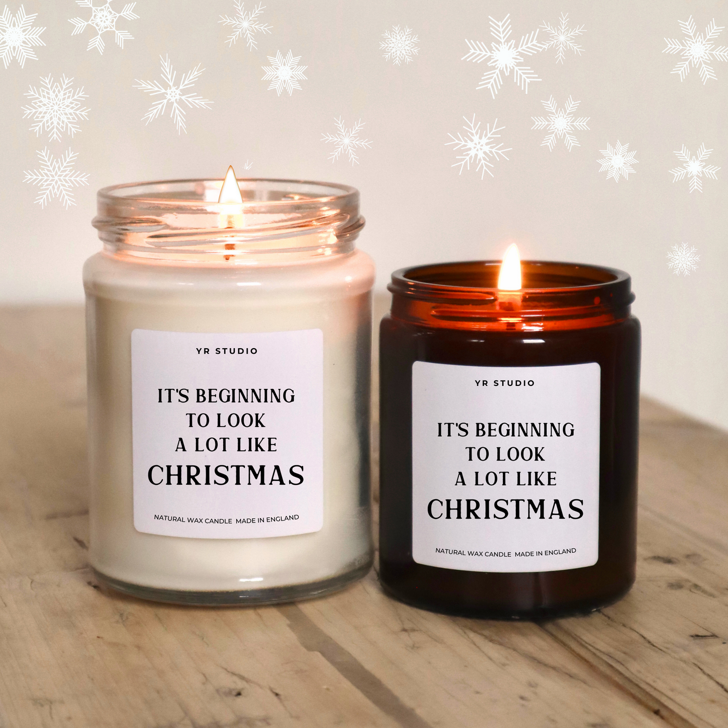 Festive Holiday Scent Christmas Candle