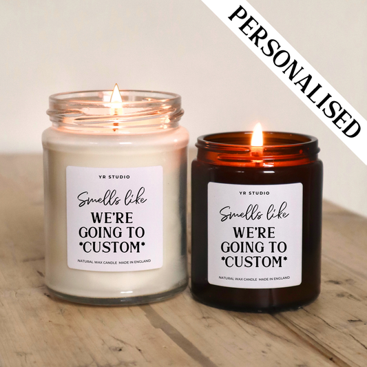 Custom Destination Gift Candle – Surprise Holiday Reveal