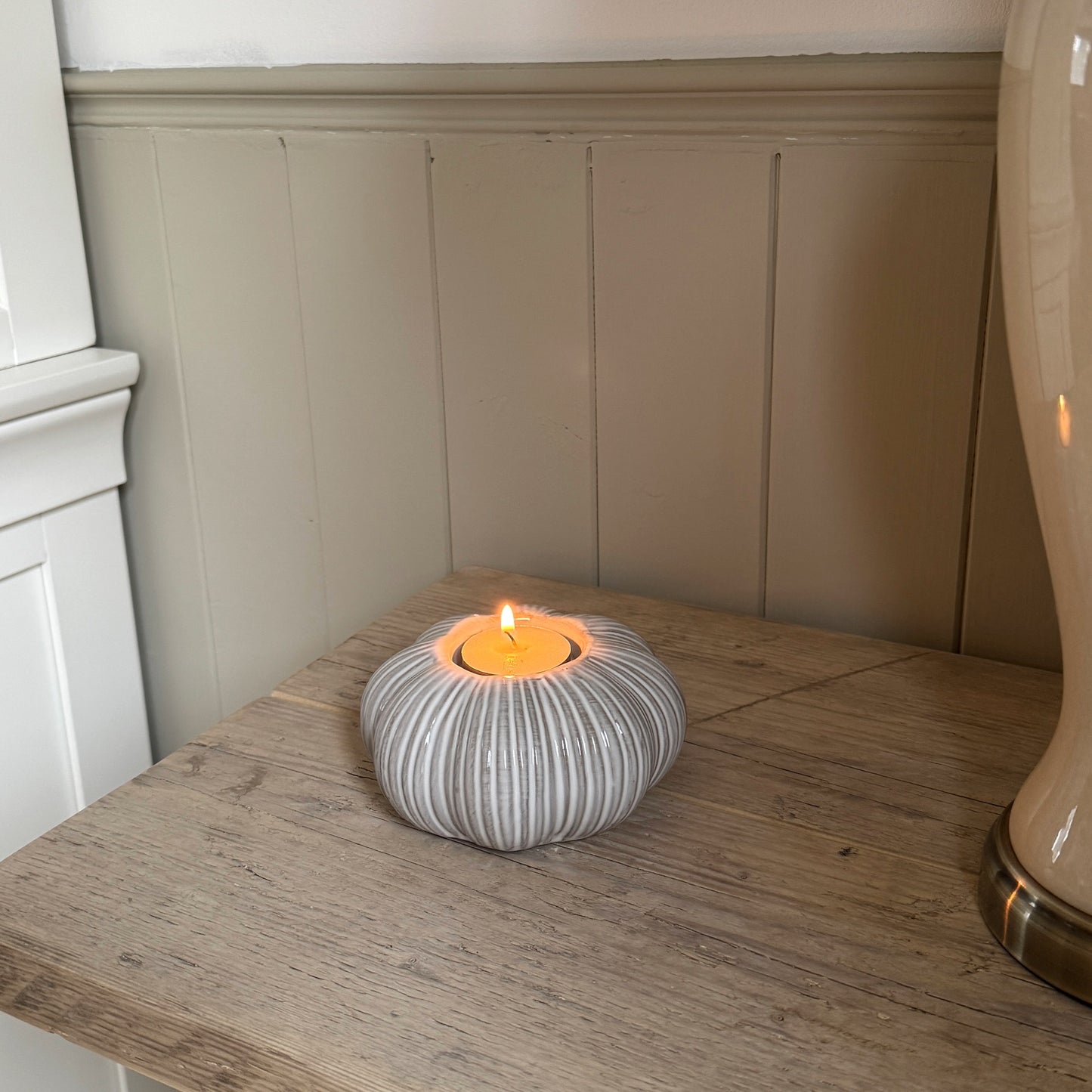 Pumpkin Tea Light Candle Holder