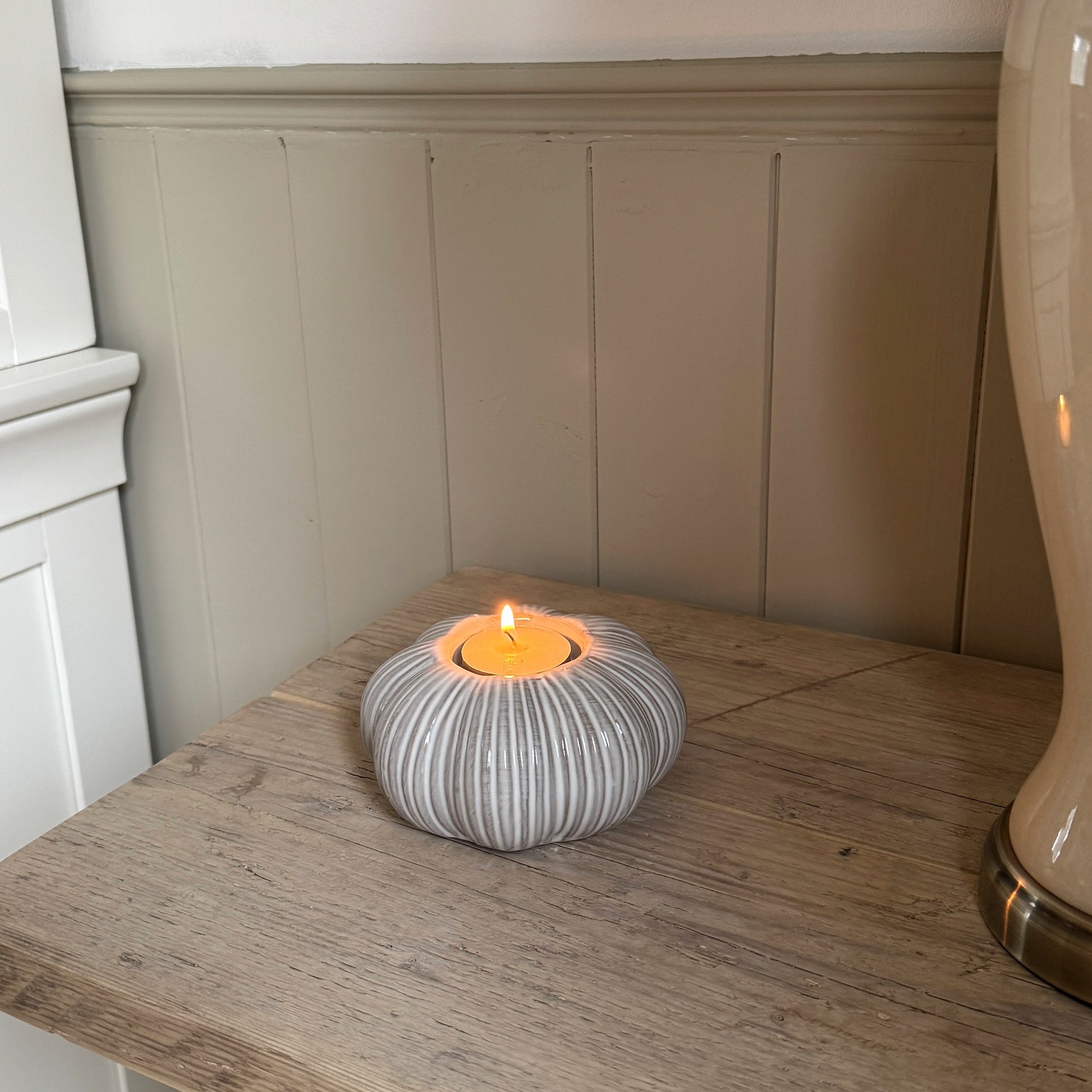 Pumpkin Tea Light Candle Holder