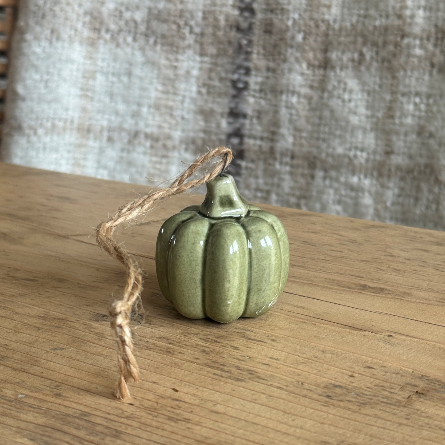 Green Hanging Pumpkin