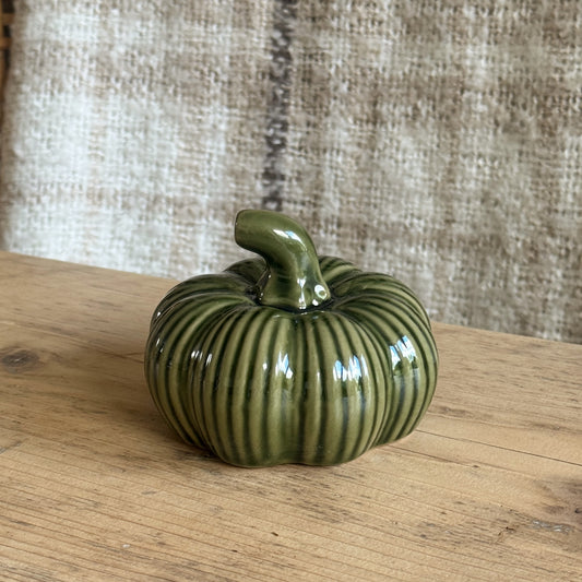 Green Pumpkin Ornament