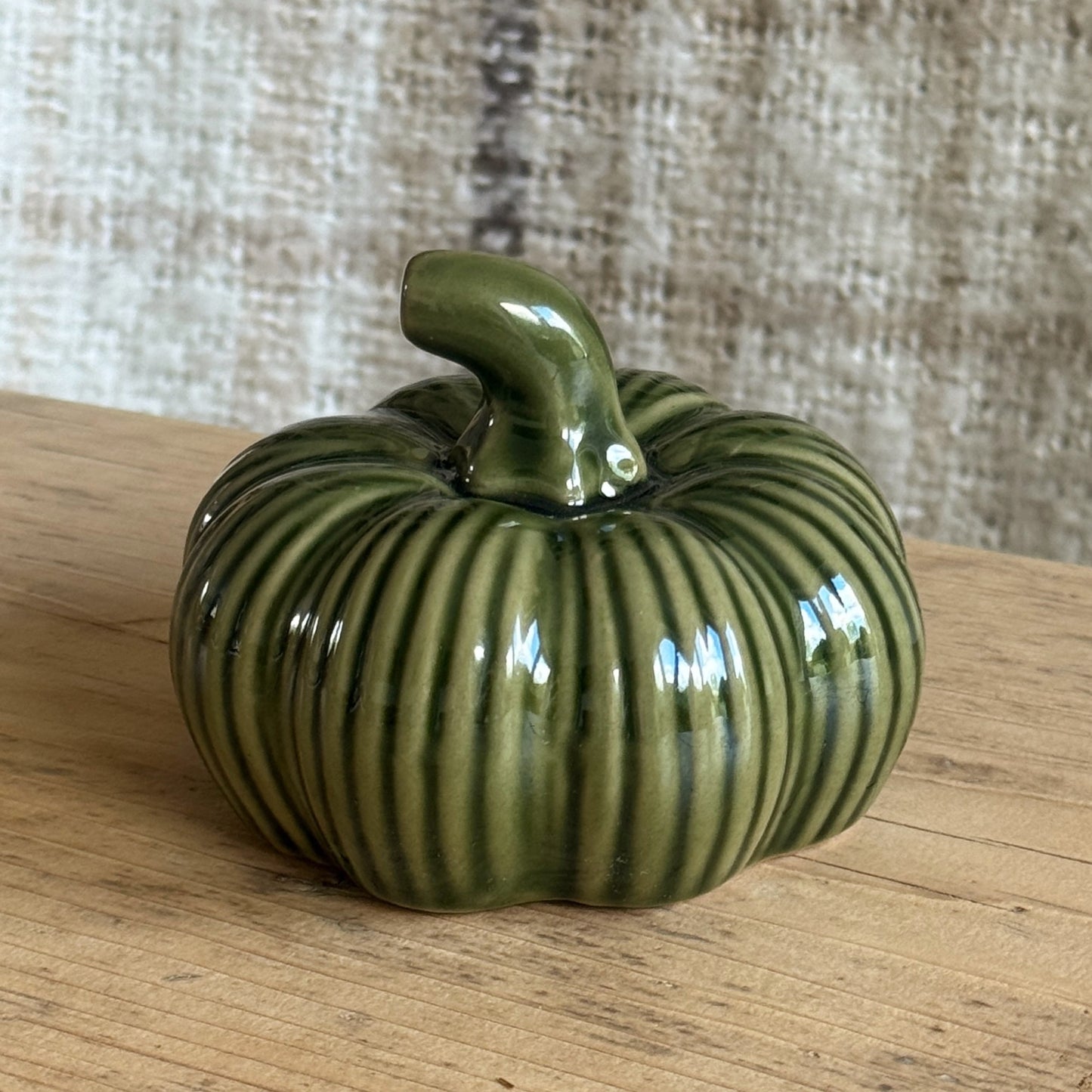Green Pumpkin Ornament