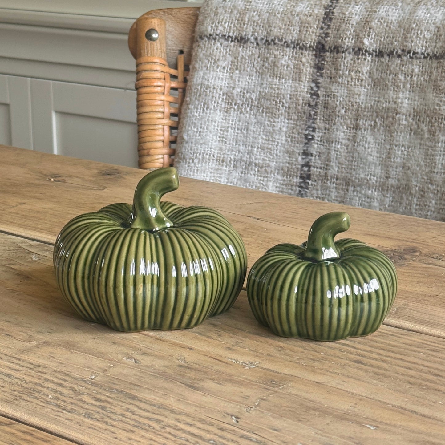 Green Pumpkin Duo