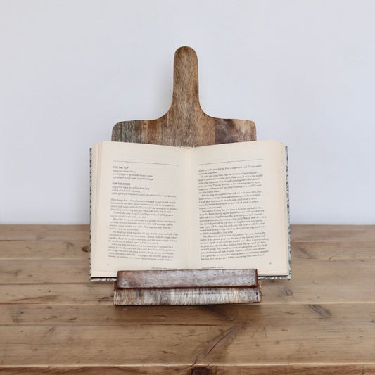 Rustic Recipe Book Stand