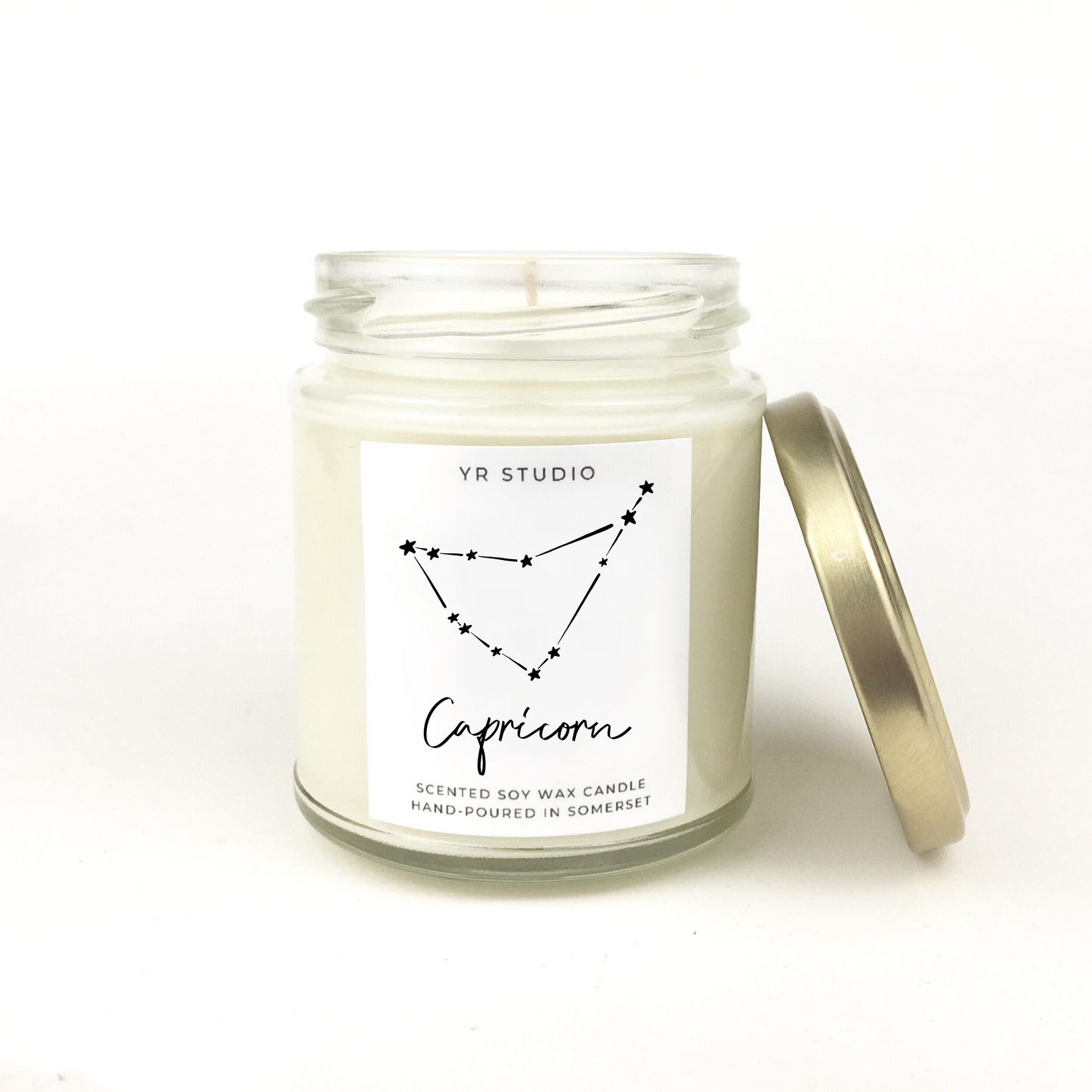 Capricorn zodiac candle