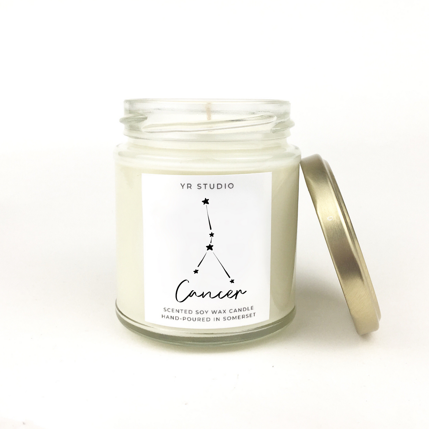 Cancer zodiac candle