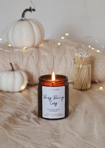 "Busy Being Cosy" Pine Needle & Cedar Soy Candle