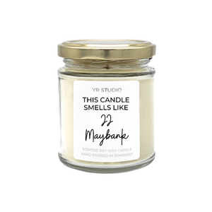 "Smells like JJ Maybank" - celebrity gift candle