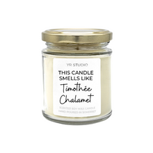 Load image into Gallery viewer, &quot;Smells like Timothée Chalamet&quot; - celebrity gift candle