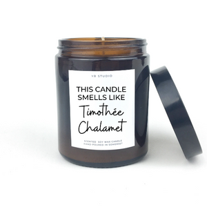 "Smells like Timothée Chalamet" - celebrity gift candle